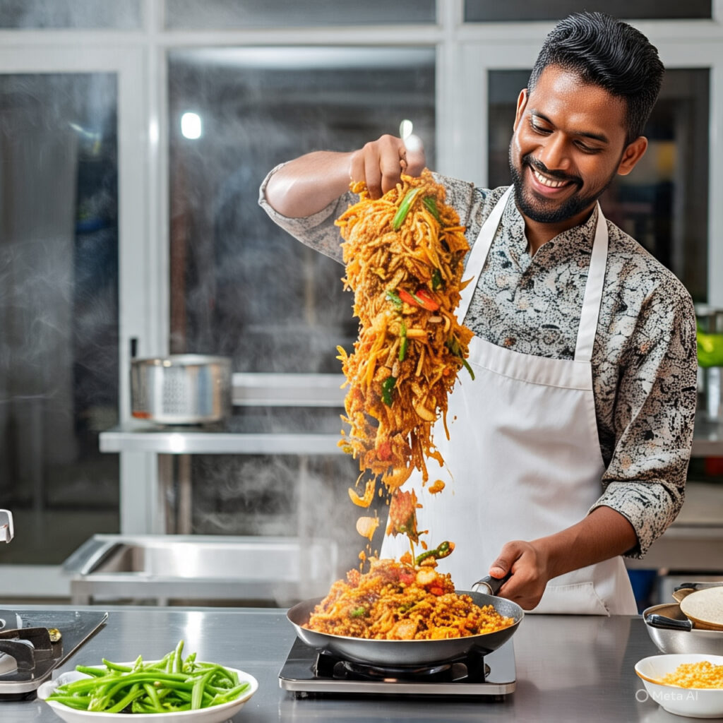 Sri Lanka kottu roti